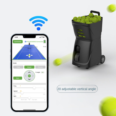 2025 Nueva máquina profesional de tenis y bola de padel de control de APP al aire libre máquina de tiro de entrenamiento de lanzamiento de bola de tenis de padel