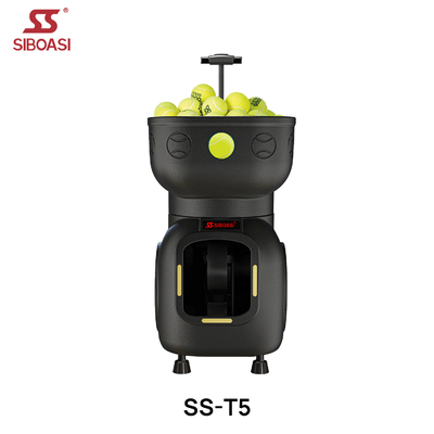 SIBOASI T5 APP Control Mini Tirador de tenis bola máquina para el entrenamiento