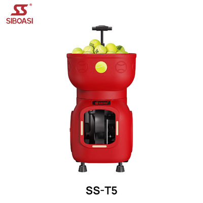 SIBOASI T5 APP Control Mini Tirador de tenis bola máquina para el entrenamiento
