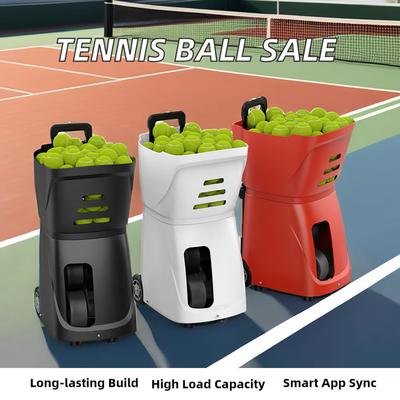 2025 Nueva máquina profesional de tenis y bola de padel de control de APP al aire libre máquina de tiro de entrenamiento de lanzamiento de bola de tenis de padel