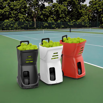 Venta caliente de tenis profesional y máquina de bola de padel control de APP al aire libre máquina de tiro de entrenamiento de lanzamiento de bola de tenis