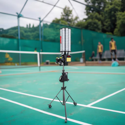 SIBOASI B5 de bádminton con máquina de alimentación de lanzadera de bádminton inteligente
