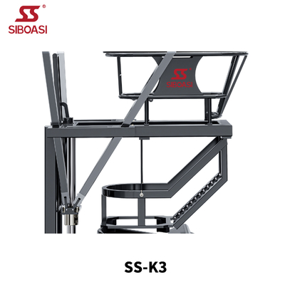Venta caliente SIBOASI K3 Entrenador de ángulo múltiple APP inteligente y control remoto Automático de baloncesto Tiro de lanzamiento Máquina de entrenamiento profesional