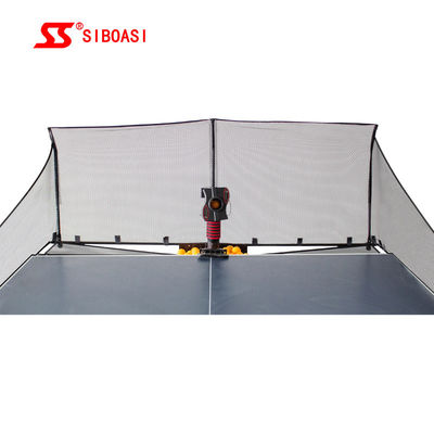 Capacidad automática de las bolas del instructor 80 del robot del lanzador de la bola de los tenis de mesa de DC 12V