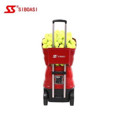 Máquina portátil de la porción de la pelota de tenis para el entrenamiento personal o profesional con la batería interna y teledirigido
