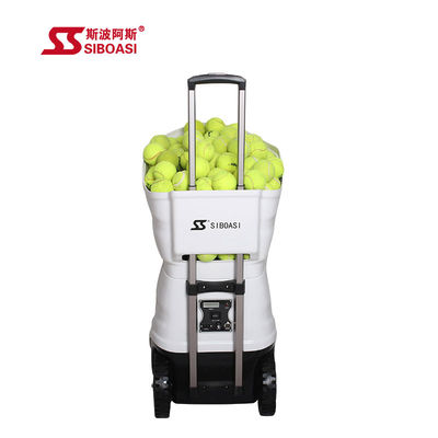 Máquina de alimentación electrónica de la pelota de tenis con la batería de litio interna para el entrenamiento