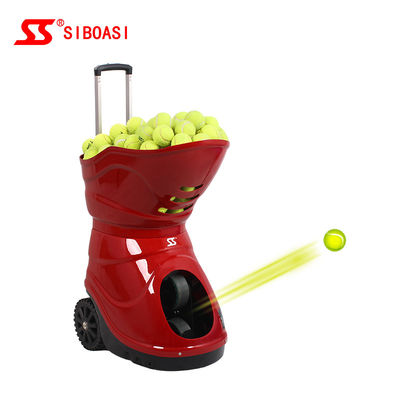 Máquina para hilar y torcer automática de la pelota de tenis con Rod And telescópico LCD teledirigido