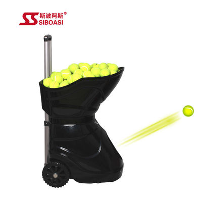 Exhibición del LCD de la máquina del tiroteo del tenis de Spinshot con Rod And Battery telescópico