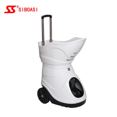 Top portátil de la máquina de Tosser de la pelota de tenis y ajuste trasero de la vuelta