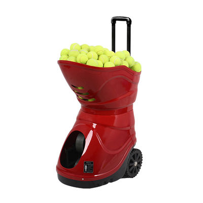 Capacidad negra roja de las bolas de las PC de la ayuda 160 de la máquina del tiroteo de la pelota de tenis del color para el entrenamiento de la práctica