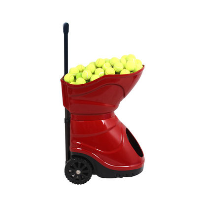 Capacidad negra roja de las bolas de las PC de la ayuda 160 de la máquina del tiroteo de la pelota de tenis del color para el entrenamiento de la práctica