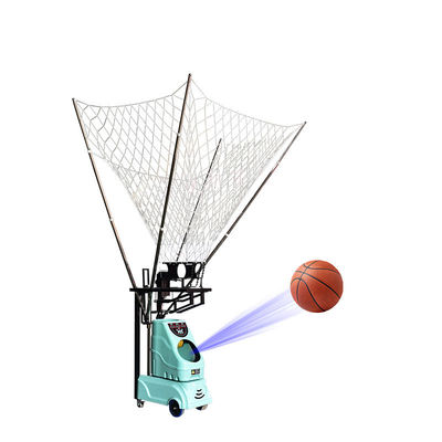 Máquina universal del cabeceo de la vuelta del baloncesto con teledirigido y la velocidad ajustados según club