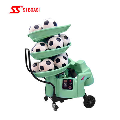Máquina del cabeceo del balón de fútbol de DC 12V, máquina del tiroteo del fútbol de la batería de litio