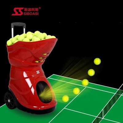 CA accionada por control remoto 120W 100V de la máquina del entrenamiento de la pelota de tenis de Siboasi