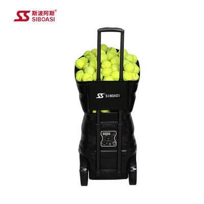 Alimentador automático de la pelota de tenis de la oscilación horizontal construido en batería de litio