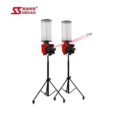Sistema de elevación los 0-70CM del bádminton del volante del alimentador del entrenamiento rojo de la máquina