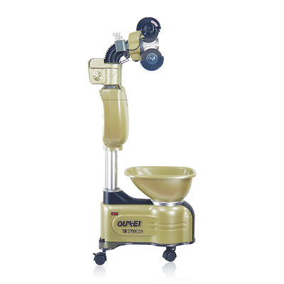 Máquina robótica elegante de la práctica de los tenis de mesa del servicio al azar