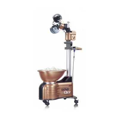 Máquina de alimentación automática multifuncional del entrenamiento de los tenis de mesa