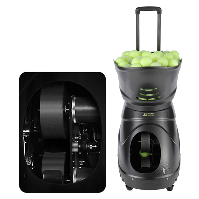 Máquina de alimentación del tenis de 150 bolas con el LCD teledirigido