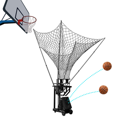 Dispositivo de alimentación que tira del Rebounder automático teledirigido del baloncesto del metal